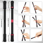 4 Pieces Pen Spinning Spinner Pen Gaming Pen Spinning Mod Gaming Spinning Pens Flying Spinning Pen Finger Rotating Pen for Kids Adults Office Supplies with Instruction Manual (Silver，Black, Red, Blue）