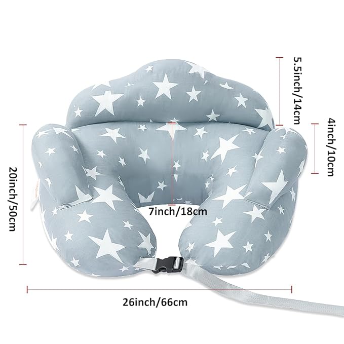 Chilling Home Nursing Pillow for Breastfeeding, Adjustable Nursing Pillow Breast Feeding Pillow Bottle Feeding, Breastfeeding Essentials for Newborn, Removable Cover