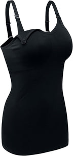 Womens Maternity Nursing Tank Cami for Breastfeeding with Adjustable Straps
