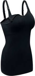 Womens Maternity Nursing Tank Cami for Breastfeeding with Adjustable Straps