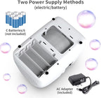 Bubble Machine for Kids Parties Bubble Maker Operated by Plugin or Batteries Outdoors Blower Life Theme Parties Weddings Birthday Parties Create Bubble World Gifts for Boys and Girls