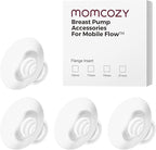 Momcozy Original Replacement Accessories for Upgraded Mobile Flow | Upgraded M9,Original Upgraded M9 Breastfeeding Parts,15mm Inserts, 4 Pack