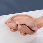 Suction Plates for Baby 3 pack, Stay Put Divided Toddler Plates, 100% Food Grade Silicone Baby Plates, BPA Free, Baby Feeding Supplies, Microwave & Dishwasher Safe