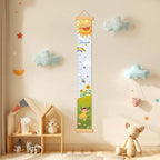 Personalized Name Height Chart for Kids, Sunflower Sun Meaningful Memories Through Kid Size Chart Measurement, Growth Chart Ruler for Wall, Fun & Stylish Height Tracker for Children