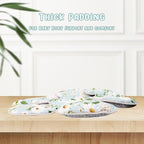 Pea Pod Baby Head Support for Newborn, 2 in 1 Infant Head Body Support for Girls Extra Soft Breathable Cushion Insert