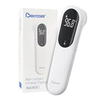 Berrcom No-Touch Forehead Thermometer for Adults, Kids, and Babies, Digital Infrared Medical Thermometers with Fever Alarm, LED Display, Dual Probe Technology