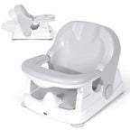 Orzbow Baby Bath Seat for Babies Sitting Up, Bath Seats for Babies 6-12-24 Months & Up with Adjustable Backrest, Non-Slip Baby Bathtub for Newborn Infant Toddler, Strong Suction & Comfortable, Gray