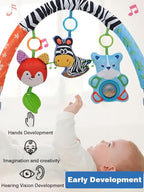 Pau1Hami1ton Baby Stroller Arch Toys, Car Seat Toys,Baby Gifts.S-19(Zebra-1)