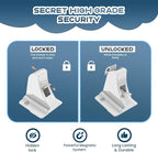 Blessimo® 12 Pack Magnetic Cabinet Locks Baby Proofing with 12 locks and 2 Keys - Child Locks For Kitchen, Cabinets and Drawers - 3M Adhesive Easy Installation