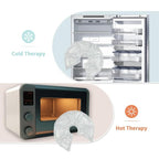 Breast Ice Packs, Breast Therapy Pack for Engorgement Hot and Cold Breastfeeding Gel Pads for New Mom Essentials Reusable Gift for Relieve Clogged Ducts, Nipple Pain, Improve Milk Flow