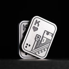 New Decompression Metal Poker Fidget_Slider，Manually Rotate Adult Office Decompression Toys to Relieve Pressure, Tabletop Toys for Adults, （KK）