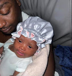 AKISS Baby Infant Newborn Toddler Satin Silk Hair Bonnet for Baby Girl Boy Sleeping Kids Cap Hat