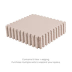 Toddlekind Solid Color Foam Play Mat 4x4 Baby Playmat. Stylish, Non-Toxic, Odorless, Plain Design Puzzle Play Mat 0m+ (Rose/Blush/Nude)