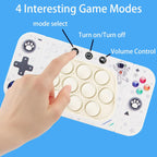 Fast Push Game Pop Fidget Toy for Kids Quick Push Bubble Game, 4 Modes Handheld Puzzle Game Sensory Toy Pop It Game Light Up Fidget Gift Toy for 3 to 12 Year Old Girls Boys (Unicorn)