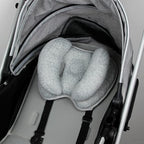 2 in 1 Baby Support Pillow, Adjustable Banana Shape Baby Neck Head Travel Pillow Stroller Insert Cushion for Kids, Toddler, Gray