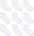 Zaples Baby Non Slip Grip Ankle Socks with Non Skid Soles for Infants Toddlers Kids Boys Girls