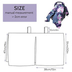 TANOFAR Car Seat Cover Baby, Carseat Covers Baby Boy Girl, Peekaboo Opening Infant Car Seat Cover for Winter, Warm & Cozy, Purple Floral