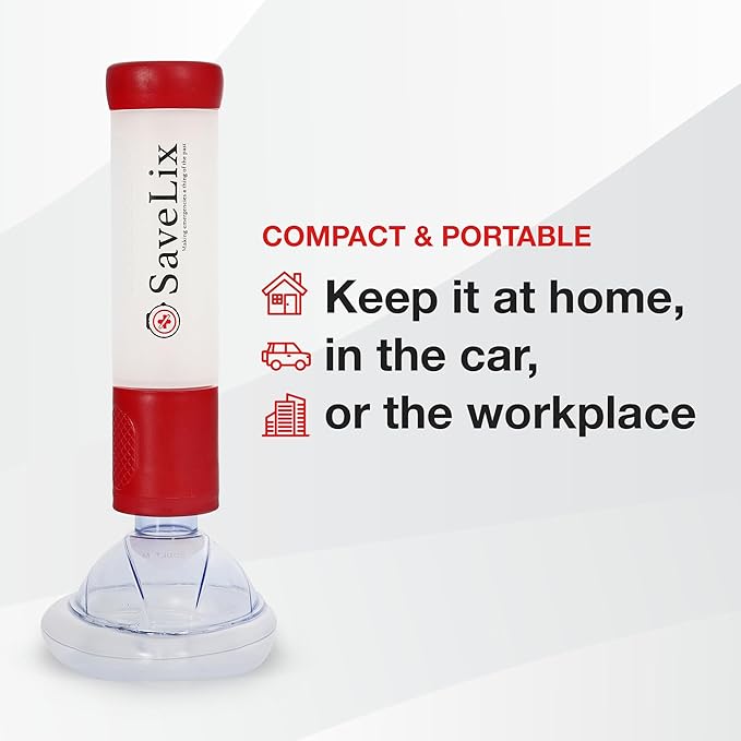 Anti-Choking Device 2 Pack – Portable Airway Suction Device & First Aid Kit for Adults & Children – Lightweight & Compact Emergency Solution for Home, Car & Travel