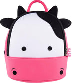JiePai Cow Toddler Kids Backpack with Harness Leash for Boys Girls Age 1-3