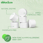 120PCS Baby Bottle Washer Tablets for Momcozy & Baby Brezza Pro, Natural Enzyme Detergent,Deep Cleaning, Chlorine & Fragrance Free, No Residue, Universal Fit All Bottle Washers Machines