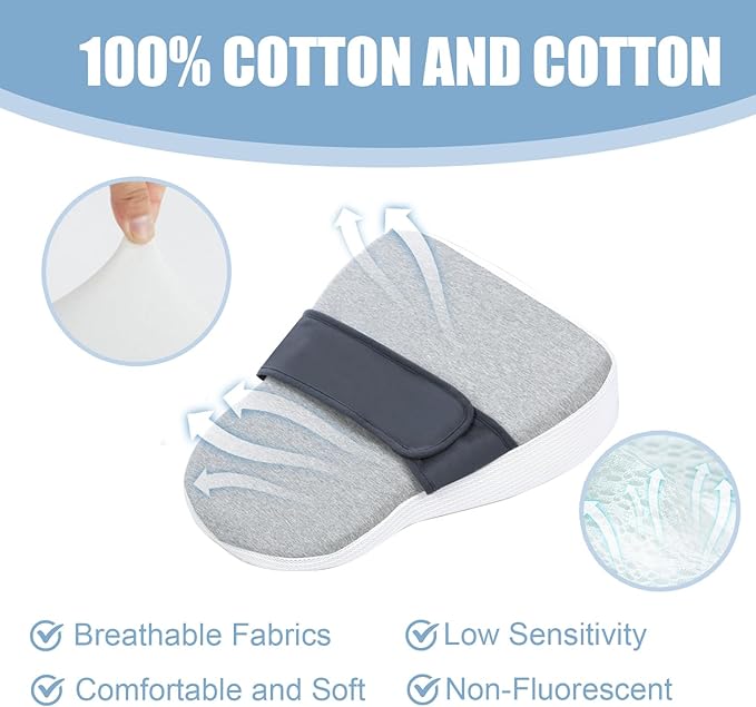 Pillow for Sleeping/Feeding, Soft Cotton Cover, Bedroom, Playrooms, Stroller, Crib, Detachable