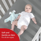 Crib Sheets for Boys or Girls 4 Pack, Fitted Crib Sheet for Standard Size Crib and Toddler Mattresses, Soft and Breathable Material, Navy