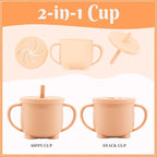 Silicone Baby Feeding Set 11 Pcs, Baby Led Weaning Supplies, Baby Feeding Supplies Set BPA Free, Baby Essentials for Newborn Gift Pink