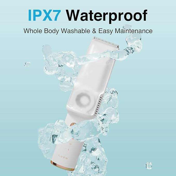 Baby Hair Clippers with Vacuum, Quiet Hair Trimmers for Kids, IPX7 Waterproof Rechargeable Cordless Haircut Kit for Baby Children Infant