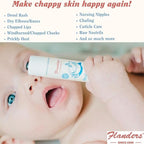 Flanders Baby Gift Set - Includes Flanders Buttocks Ointment, Healing Balm Stick, 3-in-1 Bubble Bath Shampoo & Wash, Gift Bag with Drawstring