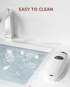 GROWNSY Nasal Aspirator for Baby | Baby Nose Sucker | Electric Nose Suction for Toddler, Ergonomic Booger Sucker with 3 Silicone Tips, Music & Light Soothing Function(White)