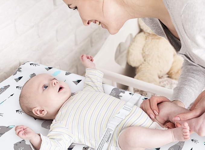 Stretchy Changing Pad Covers BROLEX Changing Table Cover for Baby Boys Girls,2 Pack Jersey Knit,Owl & Bear