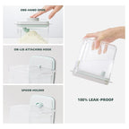 1000ml Formula Travel Container Airtight Formula Dispenser On The Go, 11OZ, 0.66LB, 300g, Clear