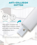 MBQMBSS 73" Bed Rails for Toddlers, Universal Bed Rails for Toddlers, Adjustable Baby BedRail Guard for Queen King Twin Full Size Mattress, Extra Tall Bed Sides Rails with Double Safety Lock(1 Side)