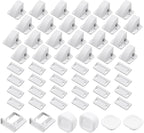 Magnetic Cabinet Locks for Baby Safety, Children Proof Cupboard Drawers Latches, Safe & Easy Install, Multi-Purpose Adhesive No Need for Screws or Tools(24 locks and 2 Keys)