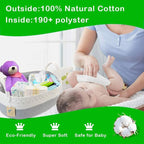 Baby Diaper Caddy Organizer - Extra Large Nappy Caddy Rope Nursery Storage Bin - Baby Basket with 8 Pockets, 5 Compartments and 2 Removable Dividers