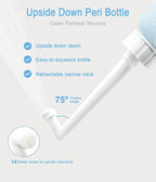 Postpartum Recovery Essentials Kit - Labor Delivery Mom Care Kit - Disposable Postpartum Underwear, Peri Bottle, Postpartum Ice Pack Pads, Reusable Nursing Pads, Herbal Foam, Canvas Bag Set 6 pack