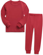 VAENAIT 6M-12Y Toddler Toddler Kids Toddler Girls Boys Soft Comfy Modal Tencel Solid Raglan Sleepwear Pajamas Pjs 2pcs Set