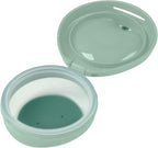 b.box Fill + Feed (Sage) | Reusable Baby Food Pouch | For Babies & Toddlers 4m+ | Silicone/Nylon Pouch, BPA-Free Lid | Dishwasher & Microwave Safe | 110mL (3.7oz, ½ Cup) Capacity