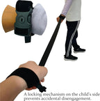 2PCS Escape Proof Wrist Leash Walking Harness for Older Children,Adjustable Anti Lost Wrist Leash with Tether and Lock Buckle for Autism,ADHD,Special Needs Child