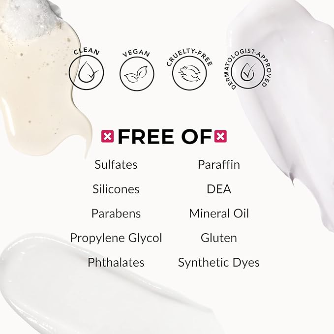 Love Ur Curls Fragrance Free Shampoo & Conditioner Set with All in One Curl Cream Styler for Kinky & Coily Hair, 3 Step System to Repair, 200 mL