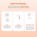 iHealth Pregnancy Test 5-Pack, Detect Early Pregnancy 6 Days Before Missed Period with 99% High Sensitivity. Easy at-Home Fertility HCG Test with Pink Dye, Individually Wrapped, Pruebas de Embarazo