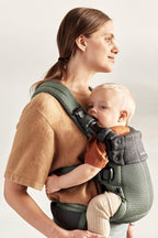 BabyBjörn Baby Carrier Harmony, Dark Green, 3D Mesh | 3-in-1 Ergonomic Baby Carrier; Newborn, Facing-in, Outward-Facing, and Back Carrying Positions Supported (7-40 lbs), Newborn to Toddler