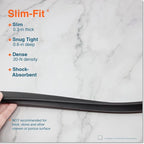 Roving Cove Slim-Fit Edge Protector for Baby Proofing (9ft Small Edge Only), Soft Rubber Foam, Furniture Edge Bumper Guard, Desk Edge Cushion, 3M Adhesive, Onyx Black