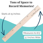 Boho Growth Chart for Wall Wooden Growth Chart for Kids, Height Chart for Wall, Kids Height Wall Chart, Kids Sizing Chart, Wall Height Chart for Kids - Love Beyond Measure, Natural