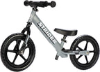 Strider 12” Sport Bike - No Pedal Balance Bicycle for Kids 1 to 4 Years - Includes Safety Pad, Padded Seat, Mini Grips & Flat-Free Tires - Tool-Free Assembly & Adjustments