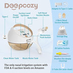 Electric Nasal Irrigation System Nasal Rinse with 30 Salt Packets, Sinus Rinse Machine, Nose Cleaner for Sinus Adult, Nasal Flush Congestion & Running Nose Relief, (Device Auto-Clean)