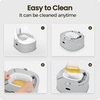 3 in 1 Potty Training Toilet, Toddler Potty Training Seat, Baby Potty Trainning Step Stool, Potty Trainer for Boys and Girls, Gray