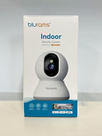 blurams Security Camera 2K, Baby Monitor Dog Camera 360-degree for Home Security w/Smart Motion Tracking, Phone App, IR Night Vision, Siren, Works with Alexa & Google Assistant & IFTTT, 2-Way Audio