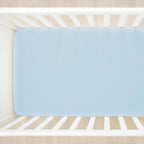 HonestBaby unisex-baby Fitted Crib Sheets Set Standard Mattress, 100% Organic Cotton Baby Boys, Girls, Neutral, 1 Pack - Light Pink, One Size