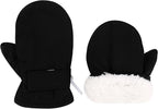 Toddler Gloves Kids Mittens Winter Warm Lined Fleece Gloves Waterproof Snow Baby Mitten for Boys Girls